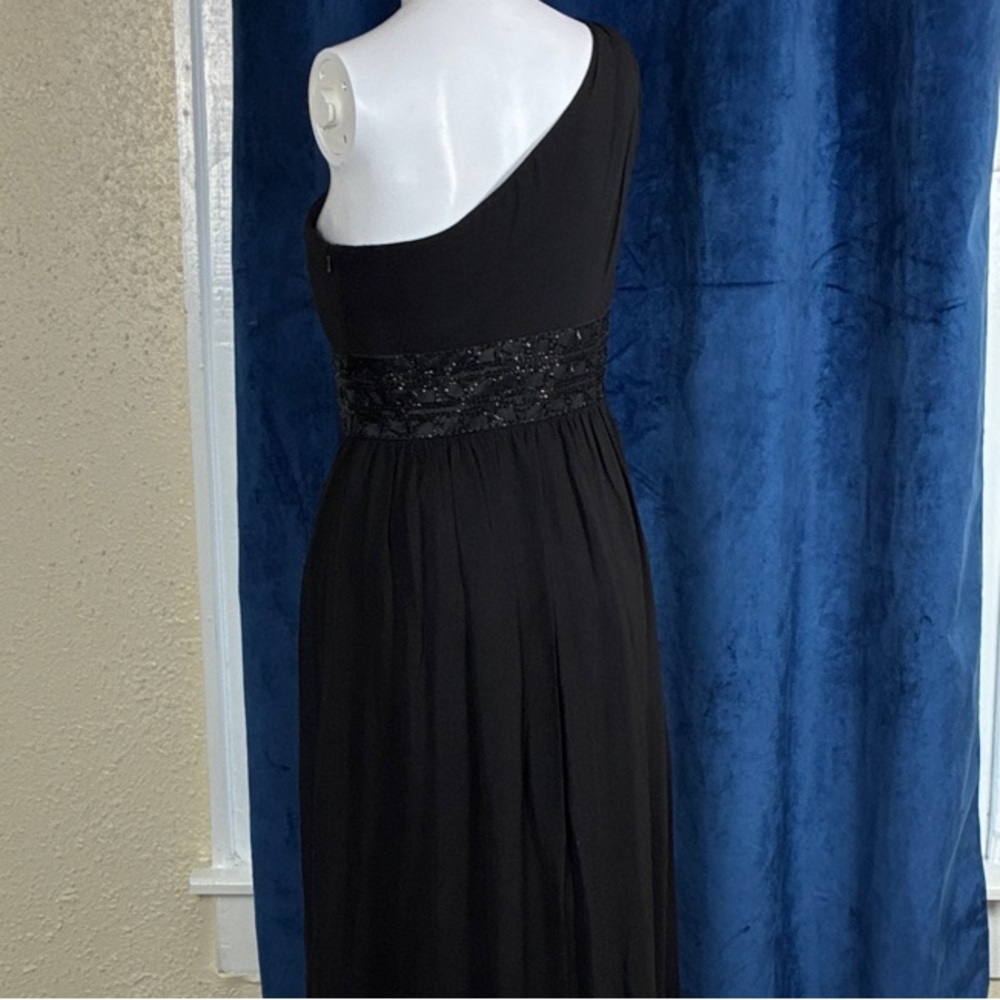 One Shoulder Chiffon Gown